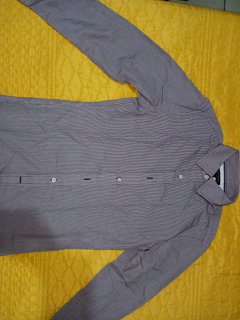 Camisa de manga larga color rosa