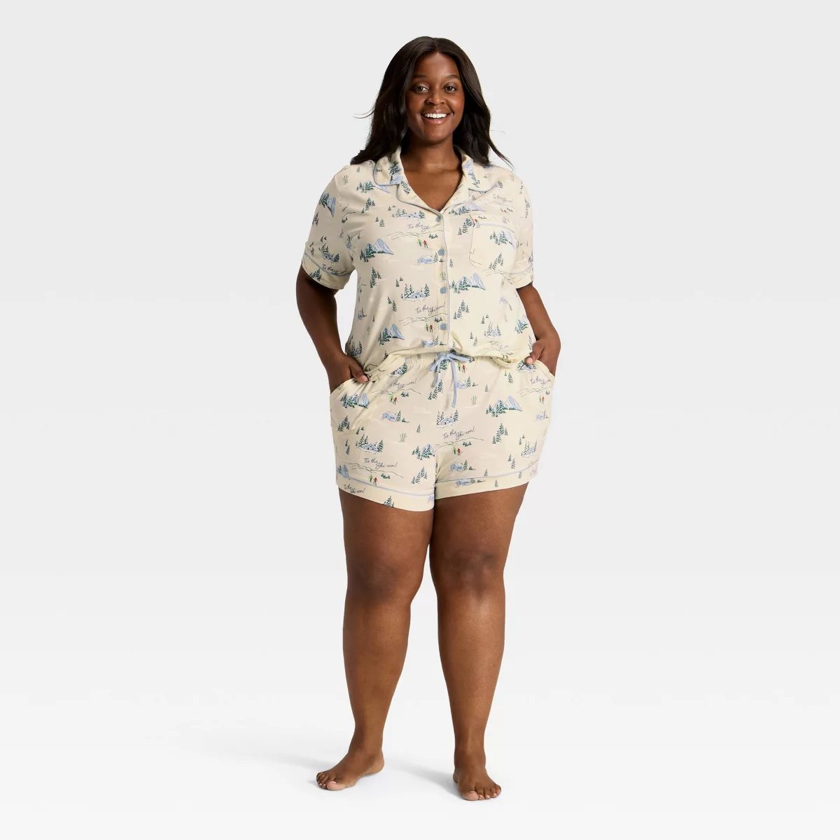 Shorts de Pijama Auden 2XL Cloud Knit Nuevos