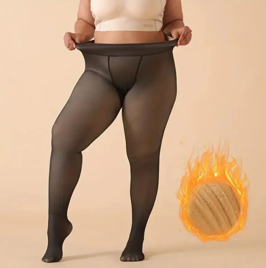 Medias Efecto Piel Plus Size - Talla 15/17 (XXL) - Nuevas