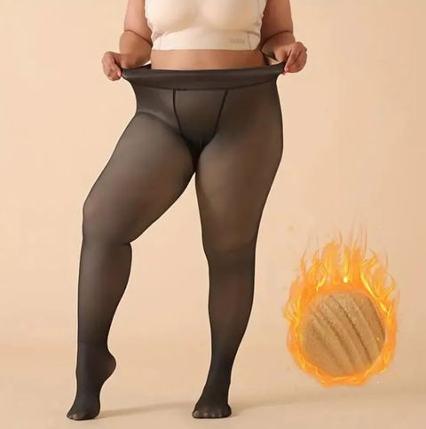 Medias Efecto Piel Plus Size - Talla 15/17 (XXL) - Nuevas