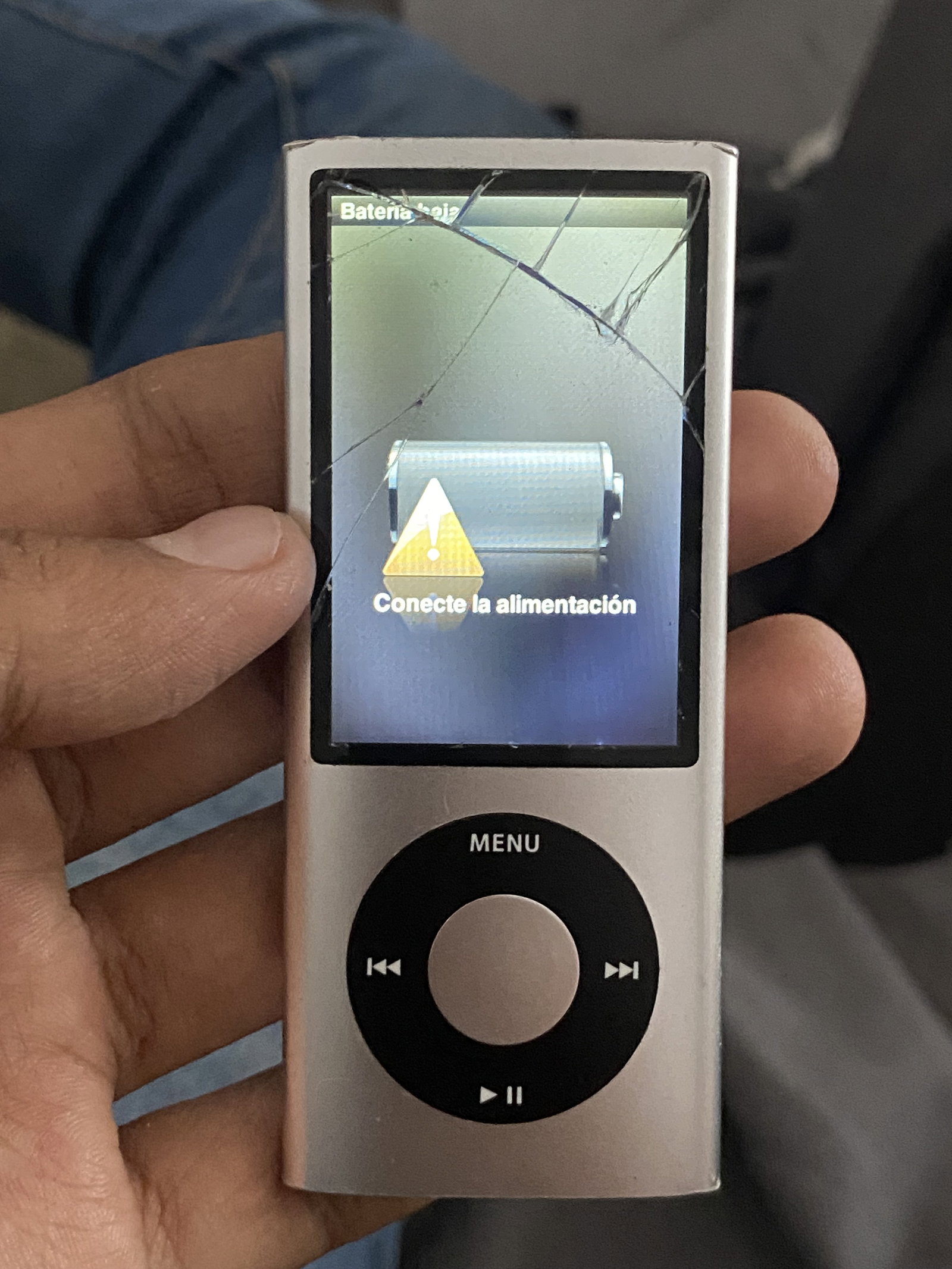 iPod Nano Quinta Generación - Pantalla Estrellada