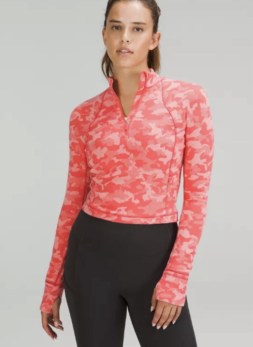 Sudadera Lululemon Talla 4 - Color Coral Camuflaje