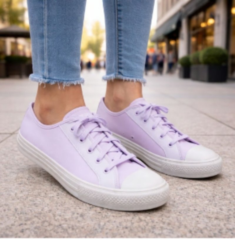 Tenis Converse Chuck Taylor All Star Dainty Ox Mujer Color Lavanda Talla 25.5 US Nuevos