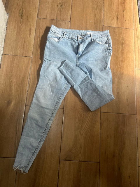 Pantalón Denim Mujer Claro