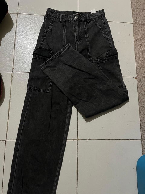 Pantalón cargo negro talla XS de outlet
