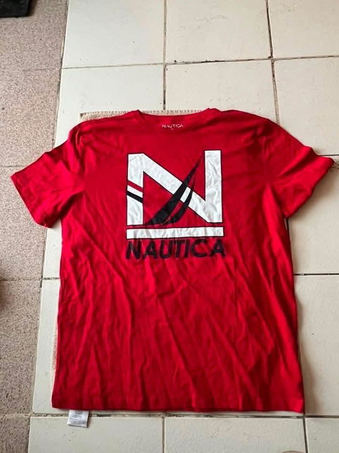 Playera náutica roja talla XL nueva sin etiqueta