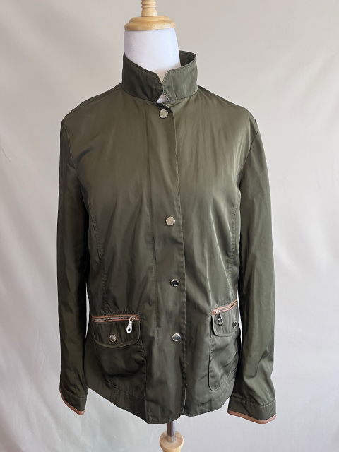 Chamarra Massimo Dutti Verde Olivo Talla M