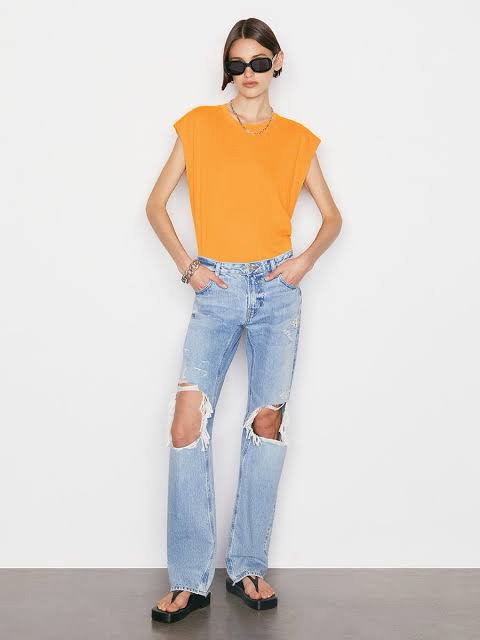 Blusa Frame naranja