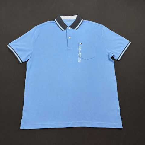 Playera tipo polo Tommy Hilfiger talla L azul