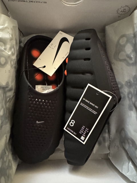 Sandalias Nike Mind Black Wmns 25cm - Modelo 8