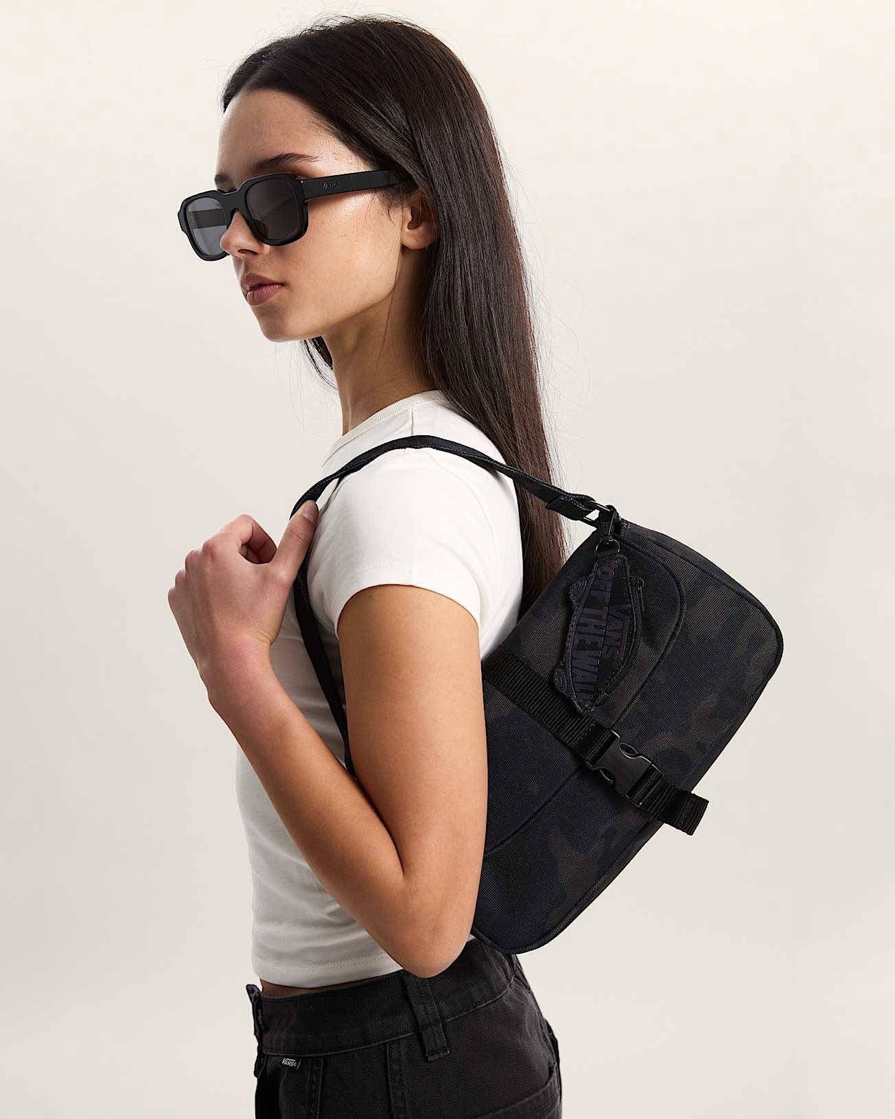 Bolsa Vans Hooked On Negra con Monedero