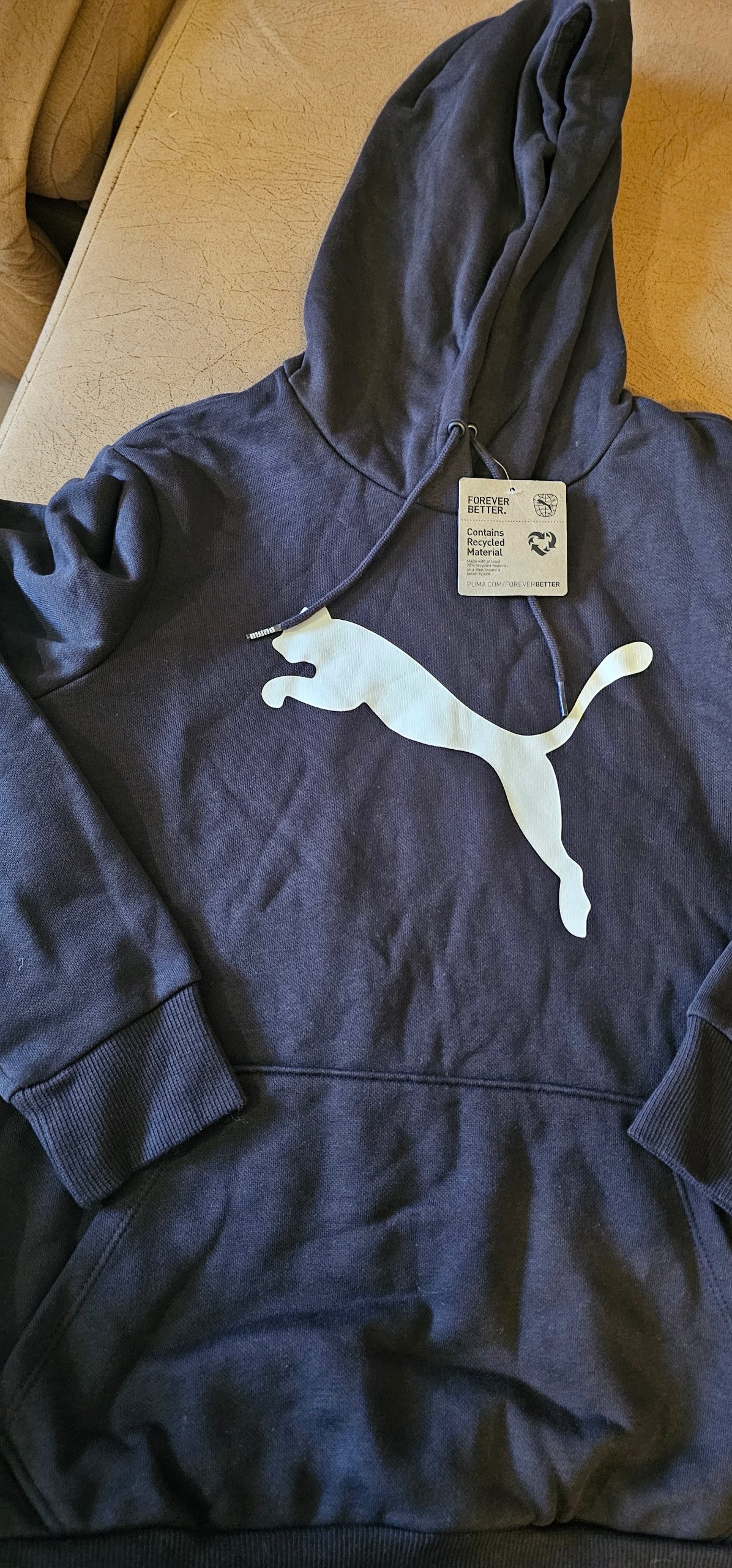 Sudadera negra marca puma 