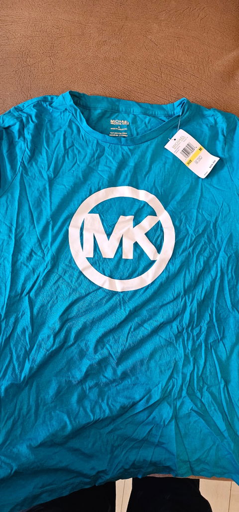 Playera Michael Kors Azul Nueva con Etiqueta