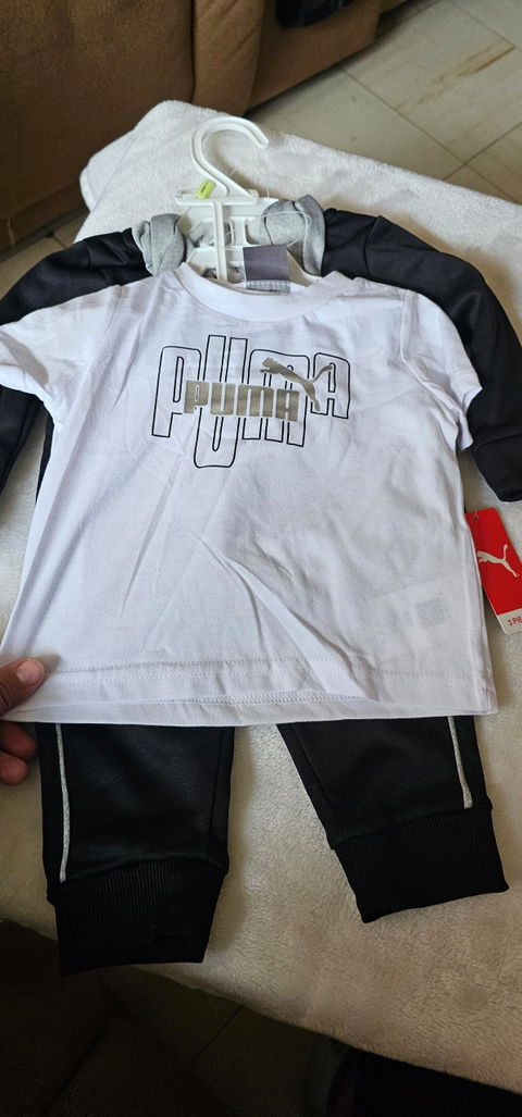 Conjunto de 3 Piezas Puma para Bebé (3-6 Meses) - Nuevo