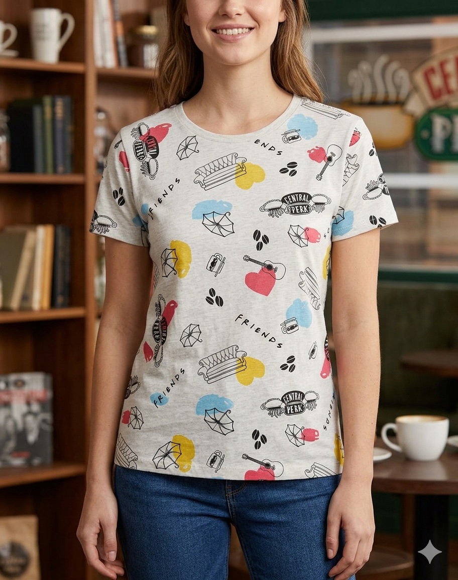Playera de Mujer 'Friends' Talla XS
