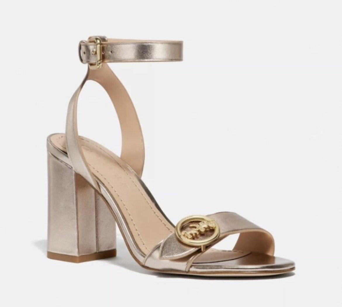 Sandalias Coach Maddi #6 Americano - Como Nuevas