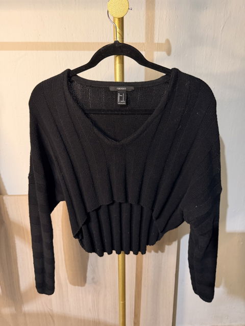 Suéter negro de punto Forever 21, talla S
