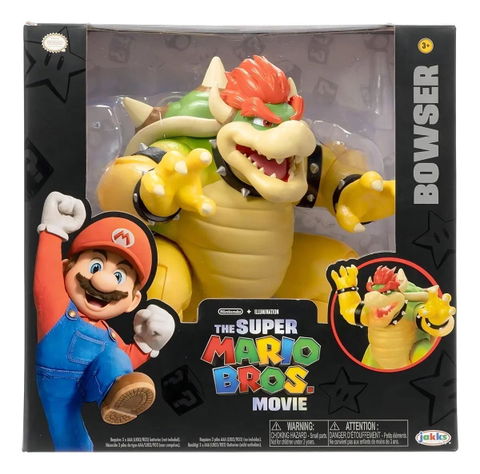Figura Bowser 7” Super Mario Nintendo con Efecto de Humo