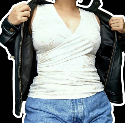 Chamarra de piel de cabra (100% piel) Talla Ch