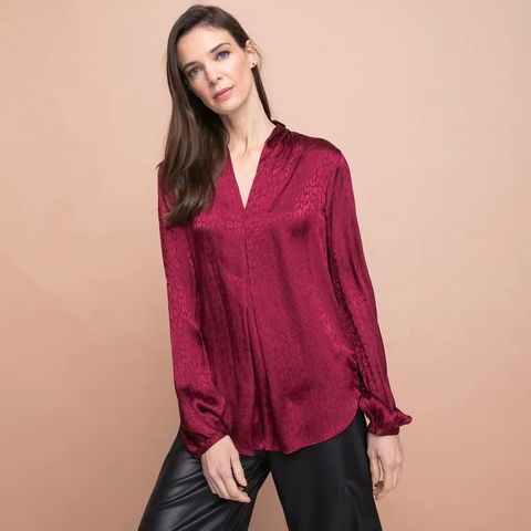 Blusa roja Michael Kors talla XS