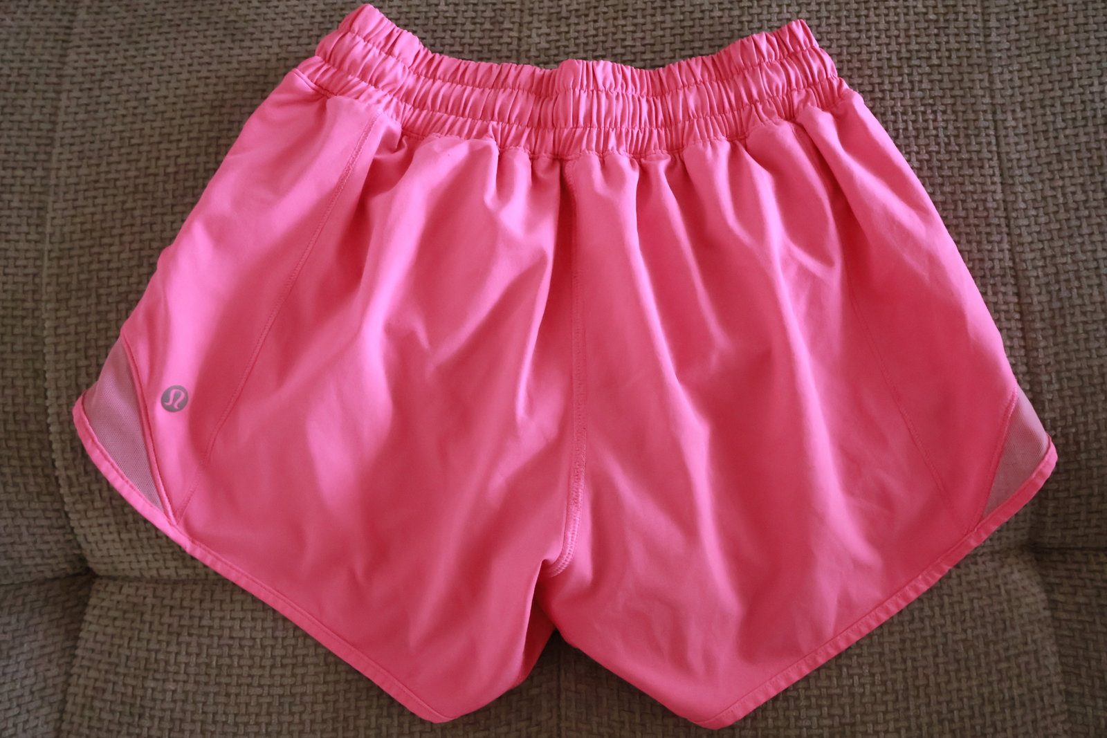 Shorts Lululemon rosa 