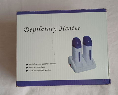 Calentador de Cera Depilatoria Roll-On DOBLE