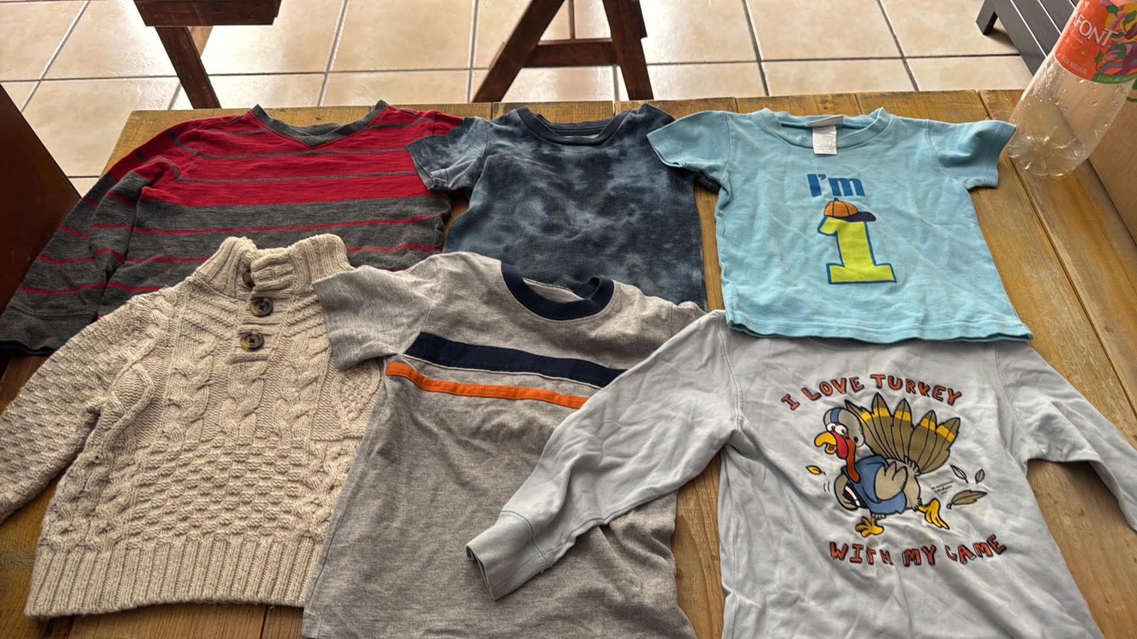 Venta de ropa para niños 
