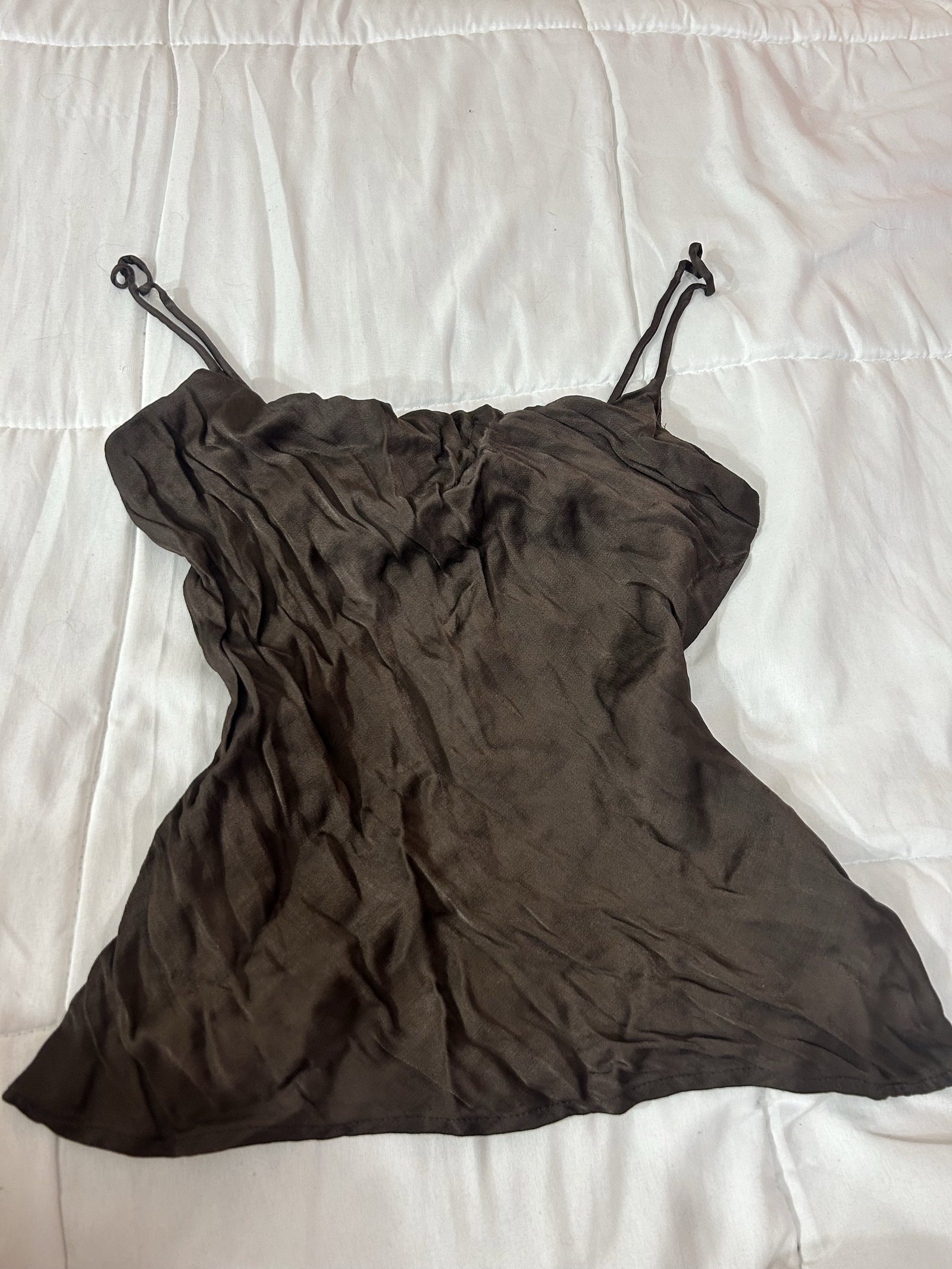 Blusa ZARA Básica XS Color Marrón