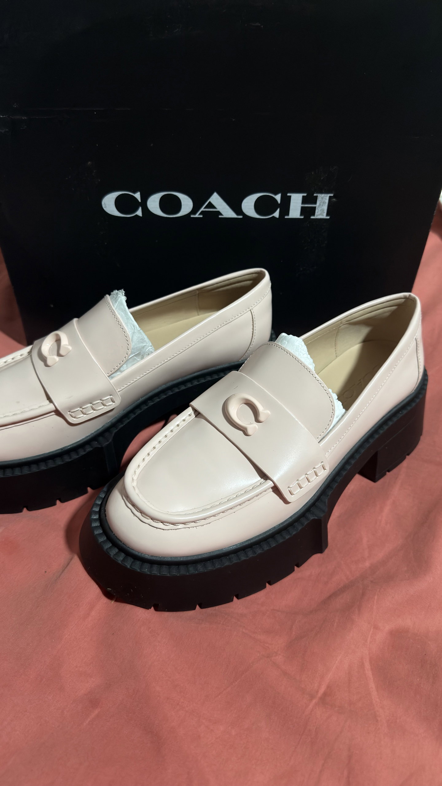 Mocasines Coach Nuevos Talla 23 1/2