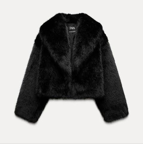 Abrigo ZARA Faux fur