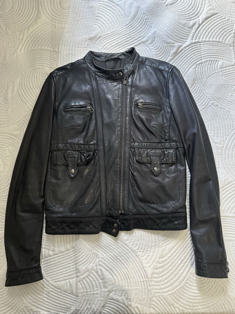 Jacket de piel Massimo Dutti