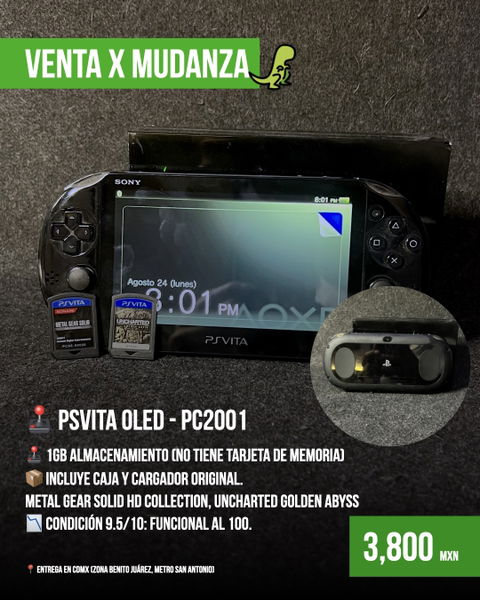 PS Vita OLED con juegos y accesorios originales