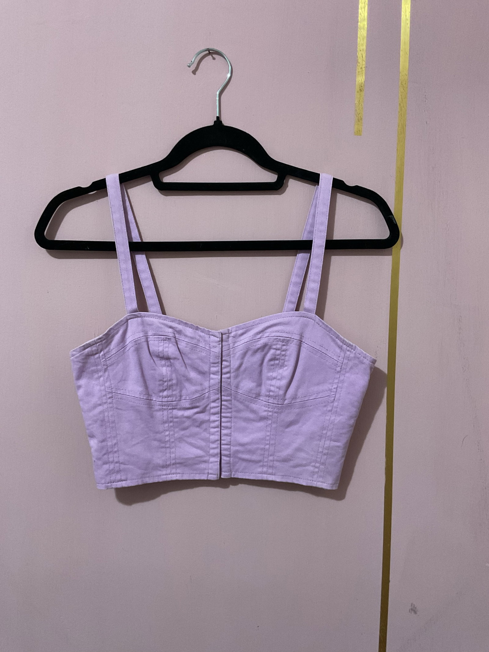 Top elástico de mujer Forever 21 talla M color lila