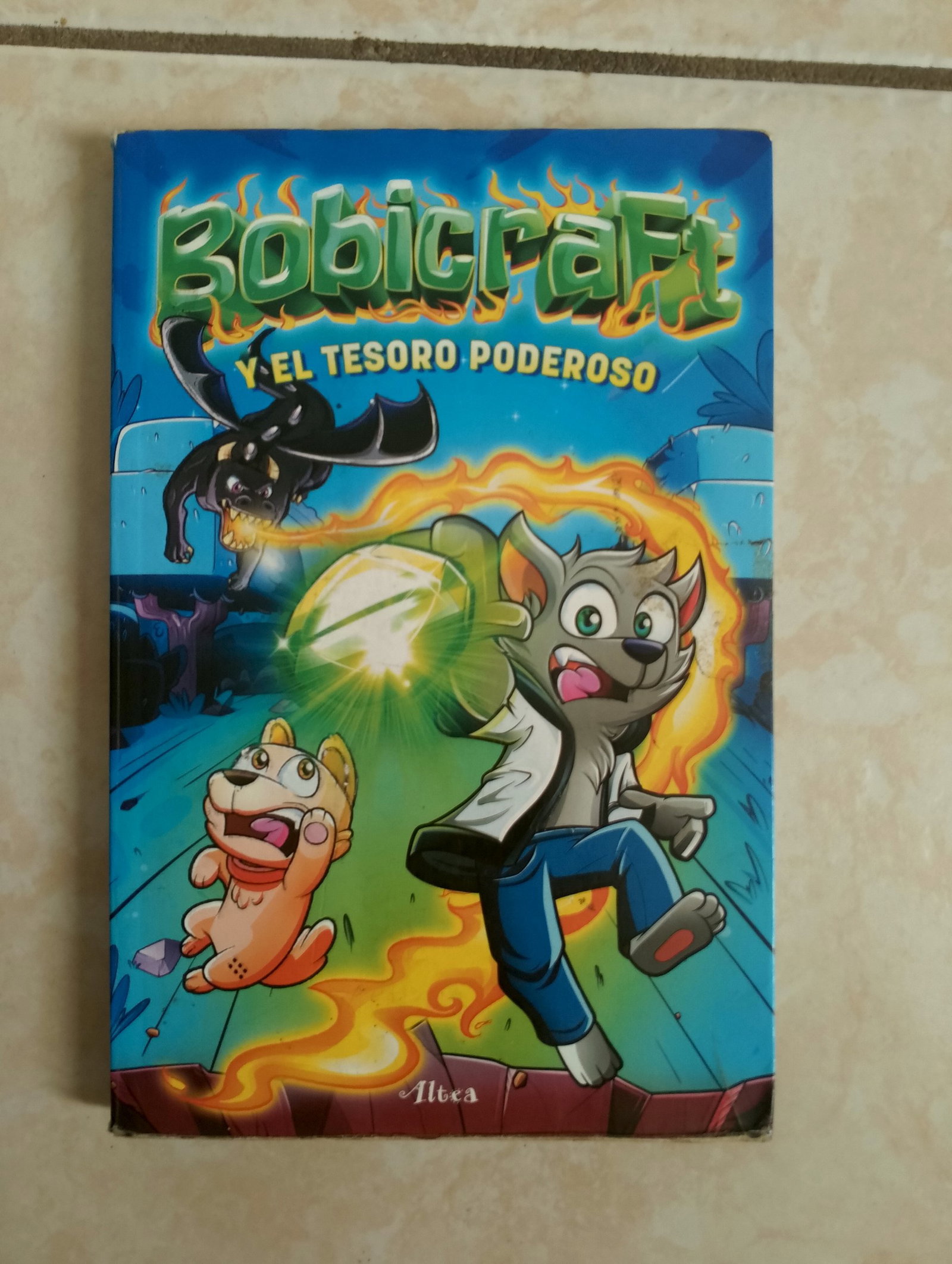 Libro Bobicraft y el Tesoro Poderoso - Buen Estado