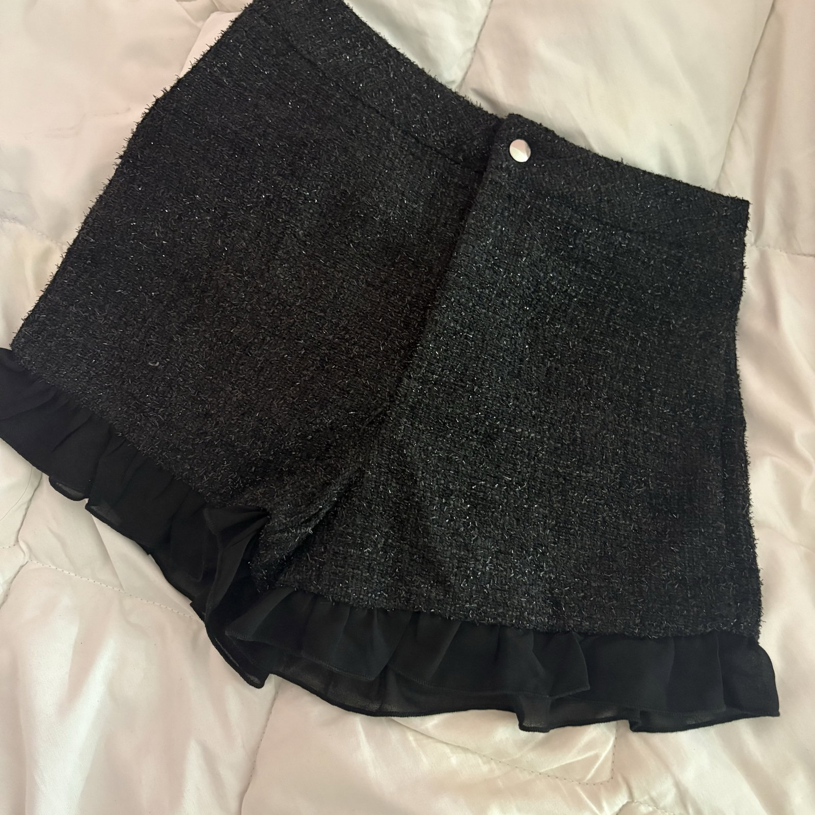 Short de Tela Gruesa con Brillitos - Talla M