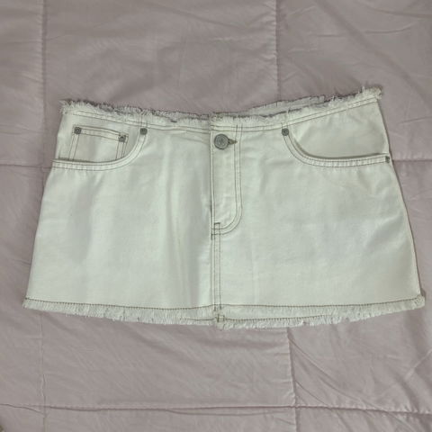 Falda Pull & Bear Blanca Nueva