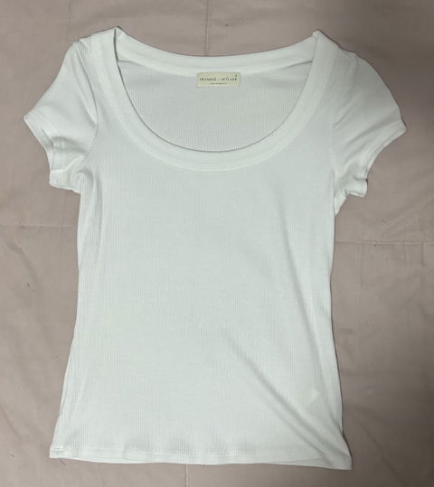 Blusa blanca de manga corta FRANKEE & SKYLAR