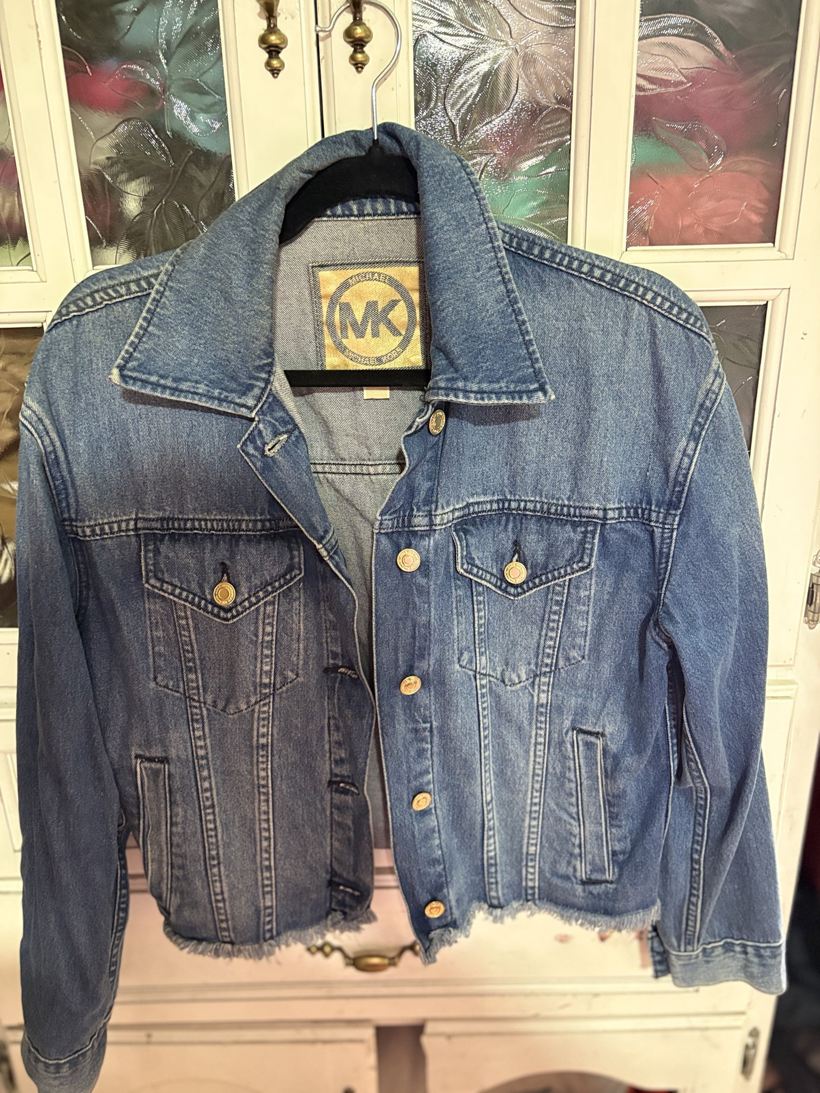Chamarra original de Mezclilla Michael Kors Talla S (Como Nueva)