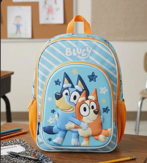 Mochila Bluey Bellísima para Primaria