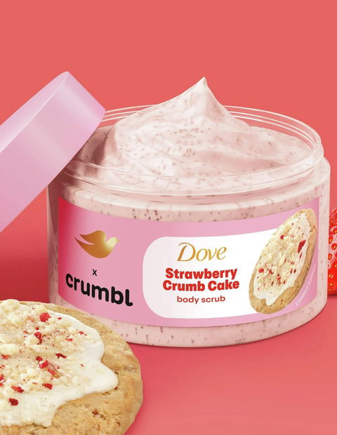 Exfoliante Dove x Crumbl
