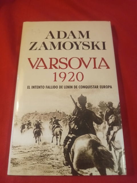 Libro Varsovia 1920 de Adam Zamoyski