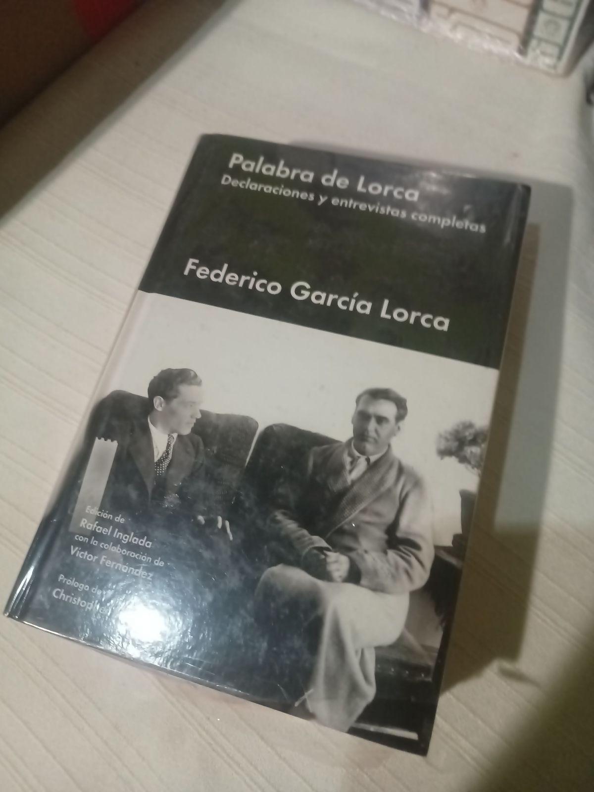 Libro 'Palabra de Lorca' - Federico García Lorca
