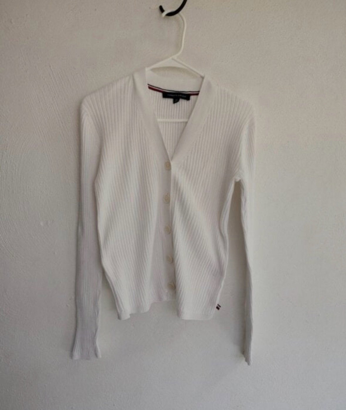 Suéter de Punto Tommy Hilfiger Blanco para Mujer