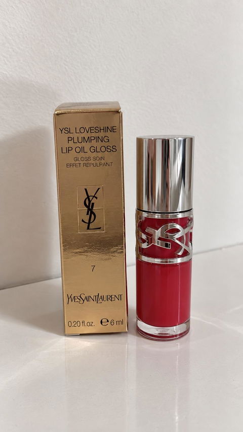 YSL Loveshine Plumping Lip Oil Gloss Tono 7, Strawberry Star