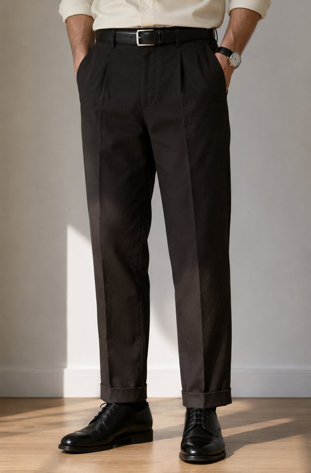Pantalón café para hombre Stafford en buen estado