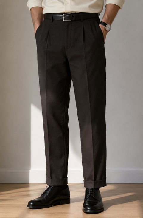Pantalón café para hombre Stafford en buen estado