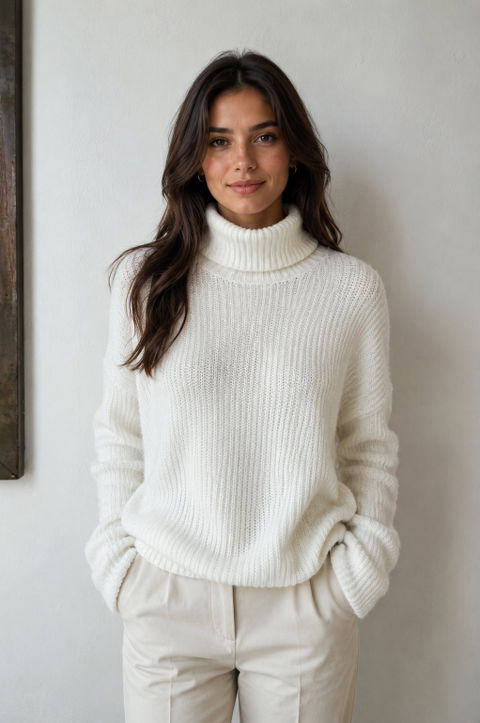Suéter blanco