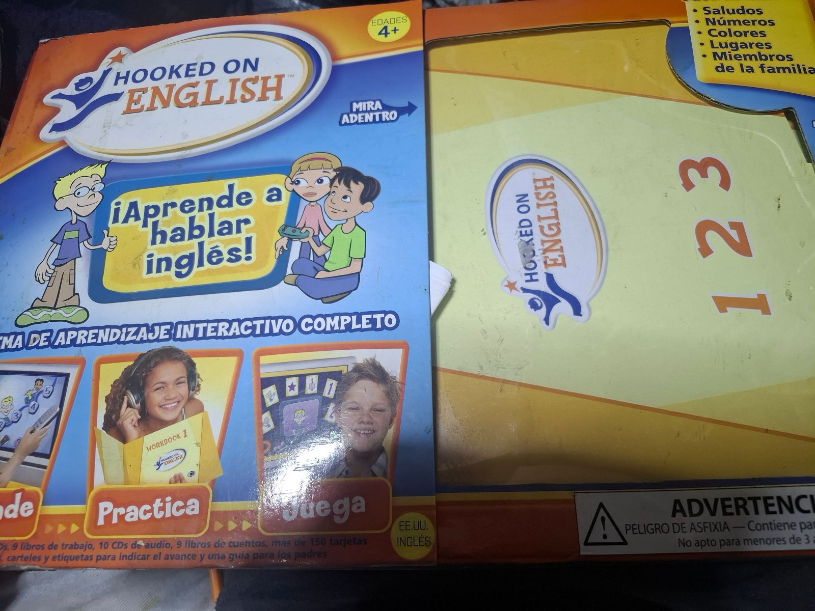 Juego educativo Hooked on English para aprender inglés
