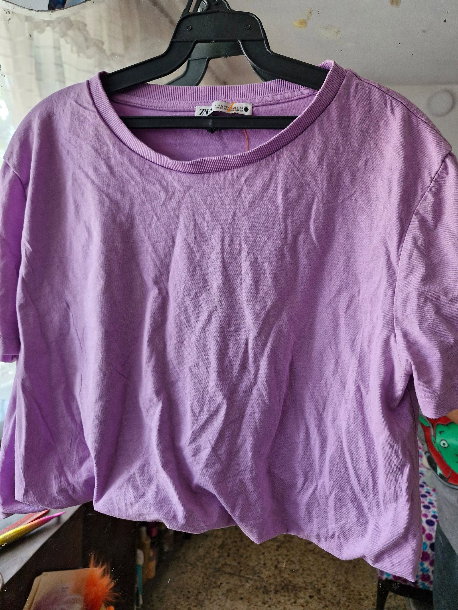Playera Zara Morada Nueva