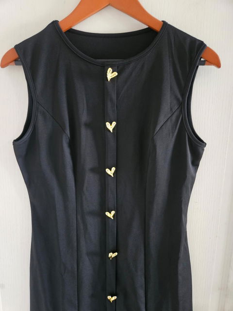 Vestido mini talla M negro para mujer